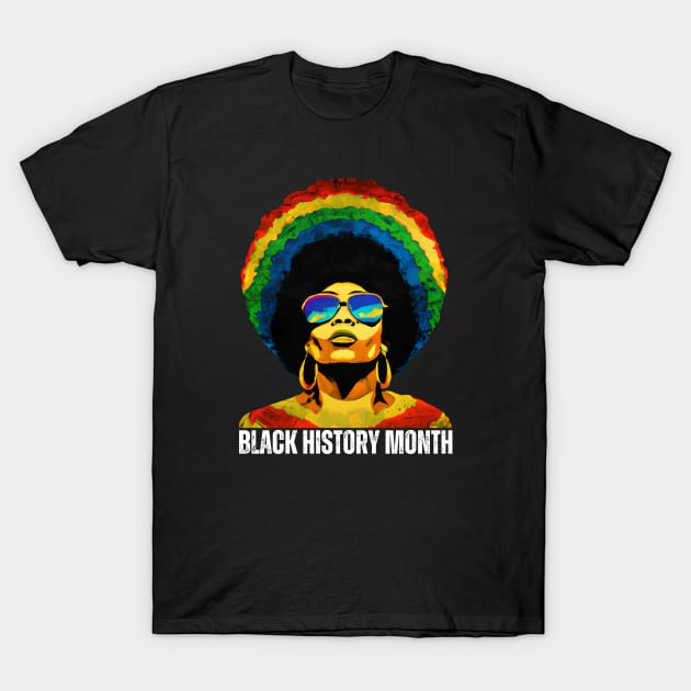 Black History Month Woman T-Shirt by jackofdreams22